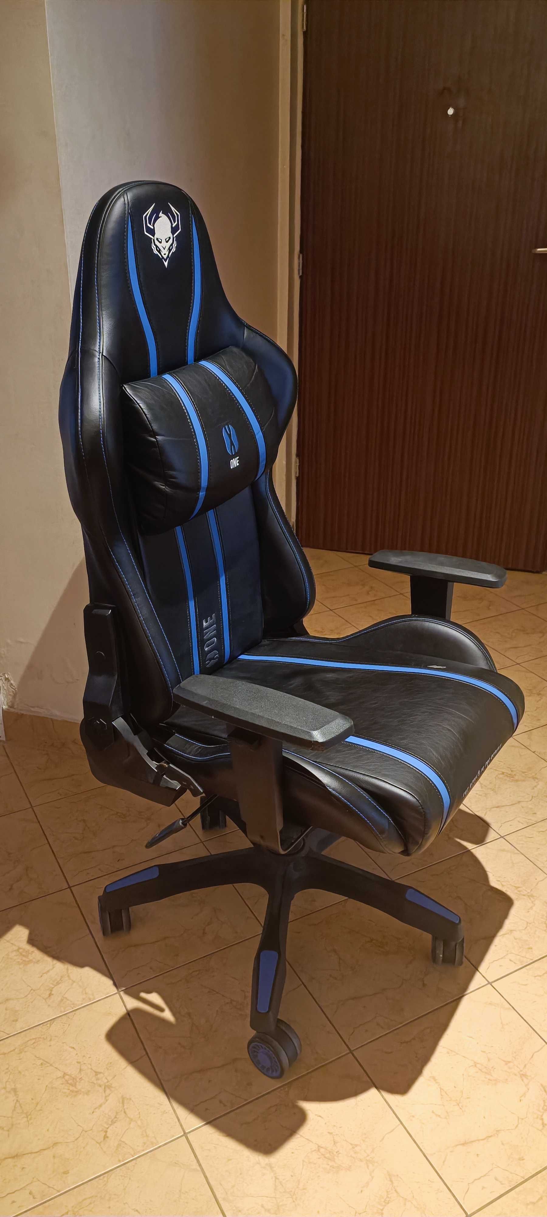 Fotel gamingowy Diablo X-One 2.0 Normal Size: Czarno-niebieski