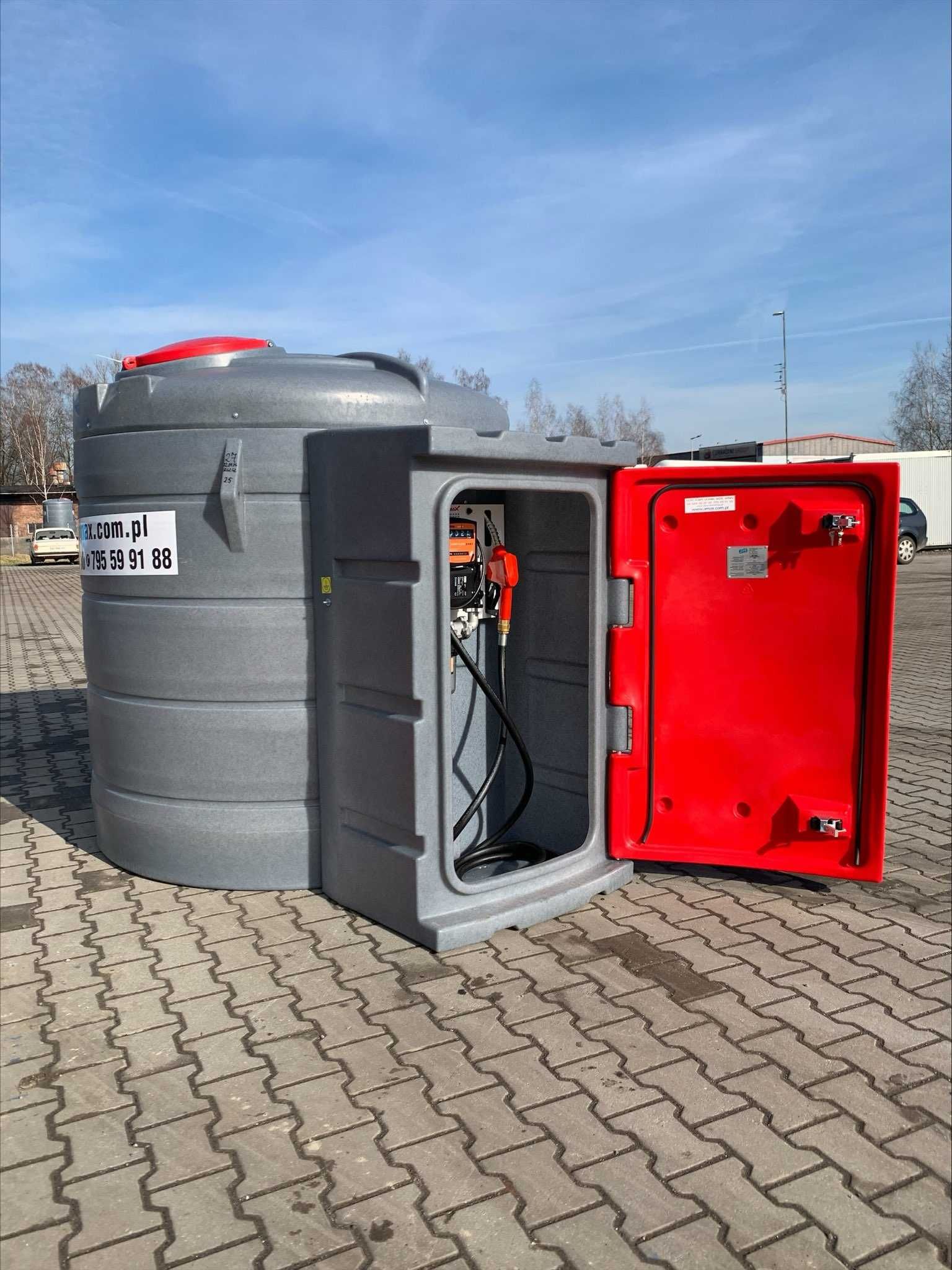 zbiornik na olej napędowy 2500 l DUO dwupłaszczowy ropa diesel JFC