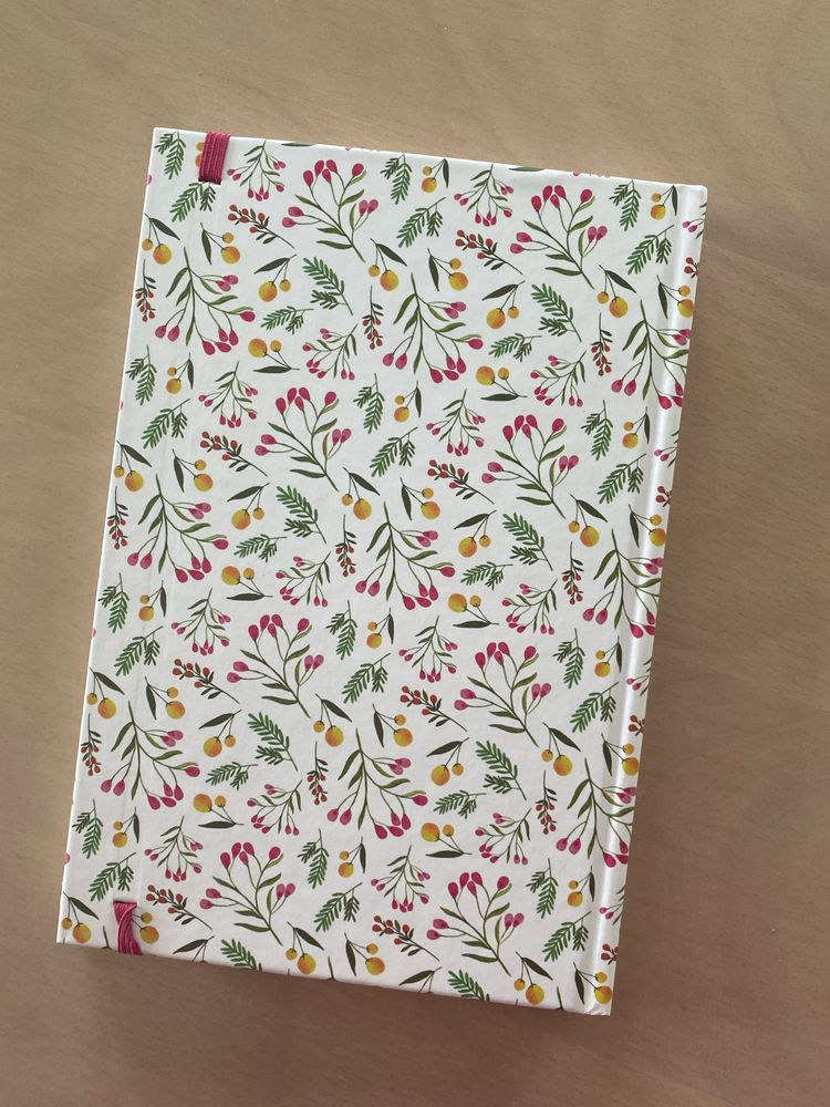 Caderno flores NOVO