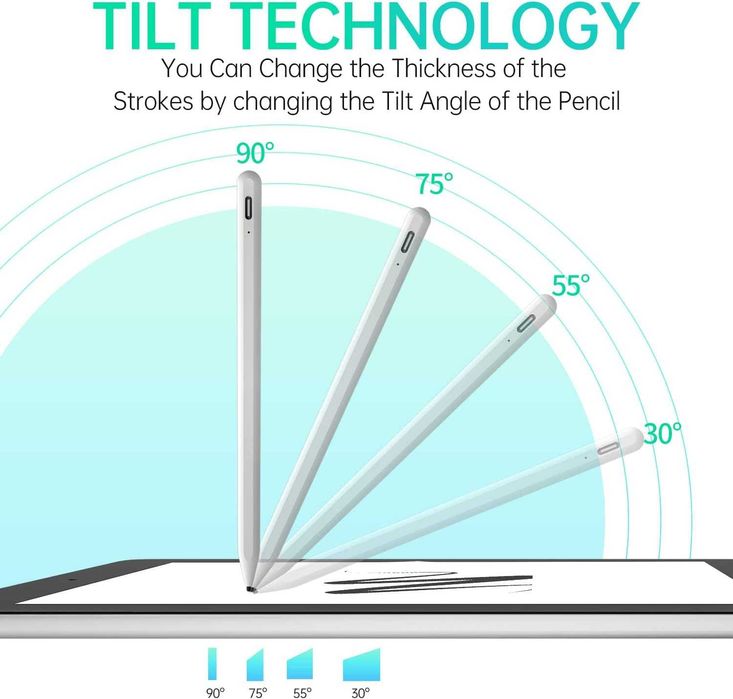 QOOKER Pencil Rysik do ekranów dotykowych PC iPad Air Pro Stylus Pen