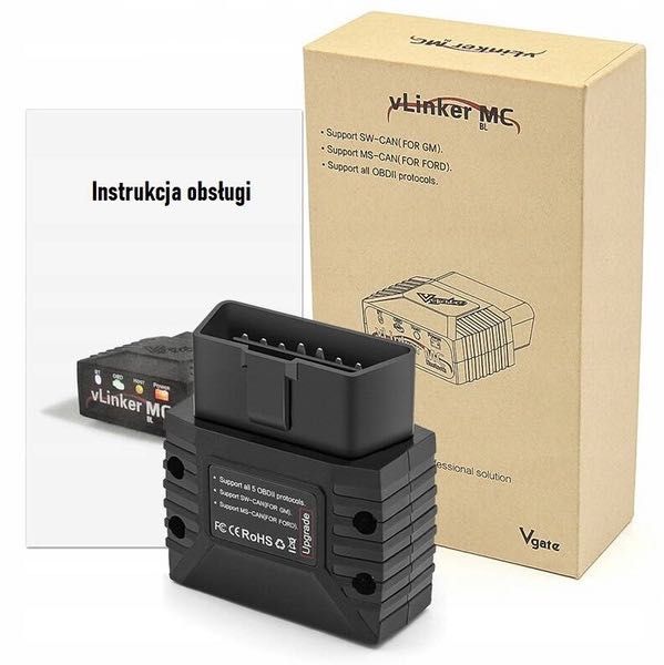 Interfejs diagnostyczny OBD vLinker MC+ FD+ BM+ 4.0 Bluetooth BT Vgate