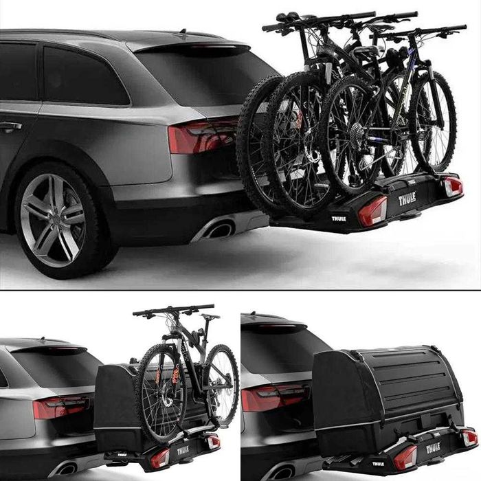 Wynajmę uchwyt bagażnik box platforma na hak Thule 1,2,3,4 rowery