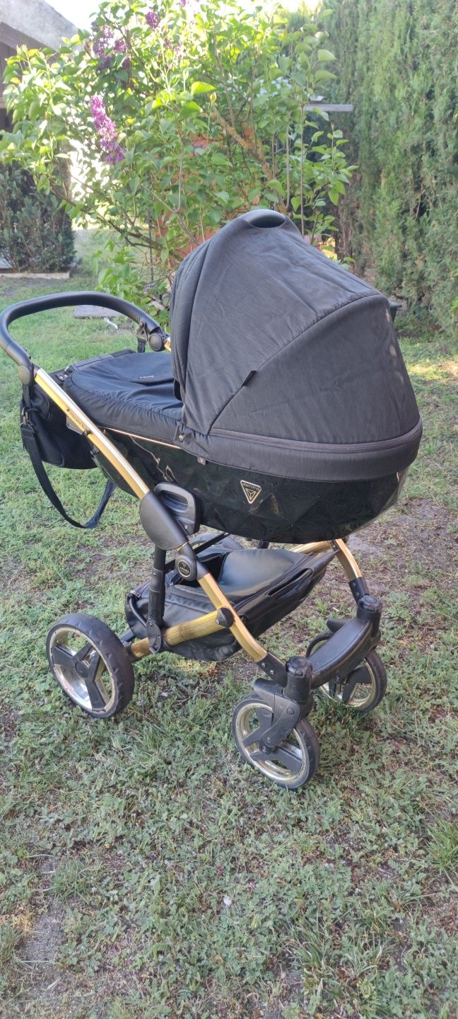 Wózek dziecięcy 4w1 Junama Diamond z bazą ISOFIX