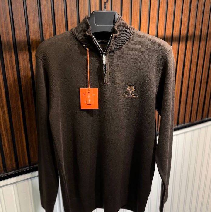 TOP Чоловічий напівгольф Loro Piana вʼязаний S,M,L,XL,2XL ШОУРУМ