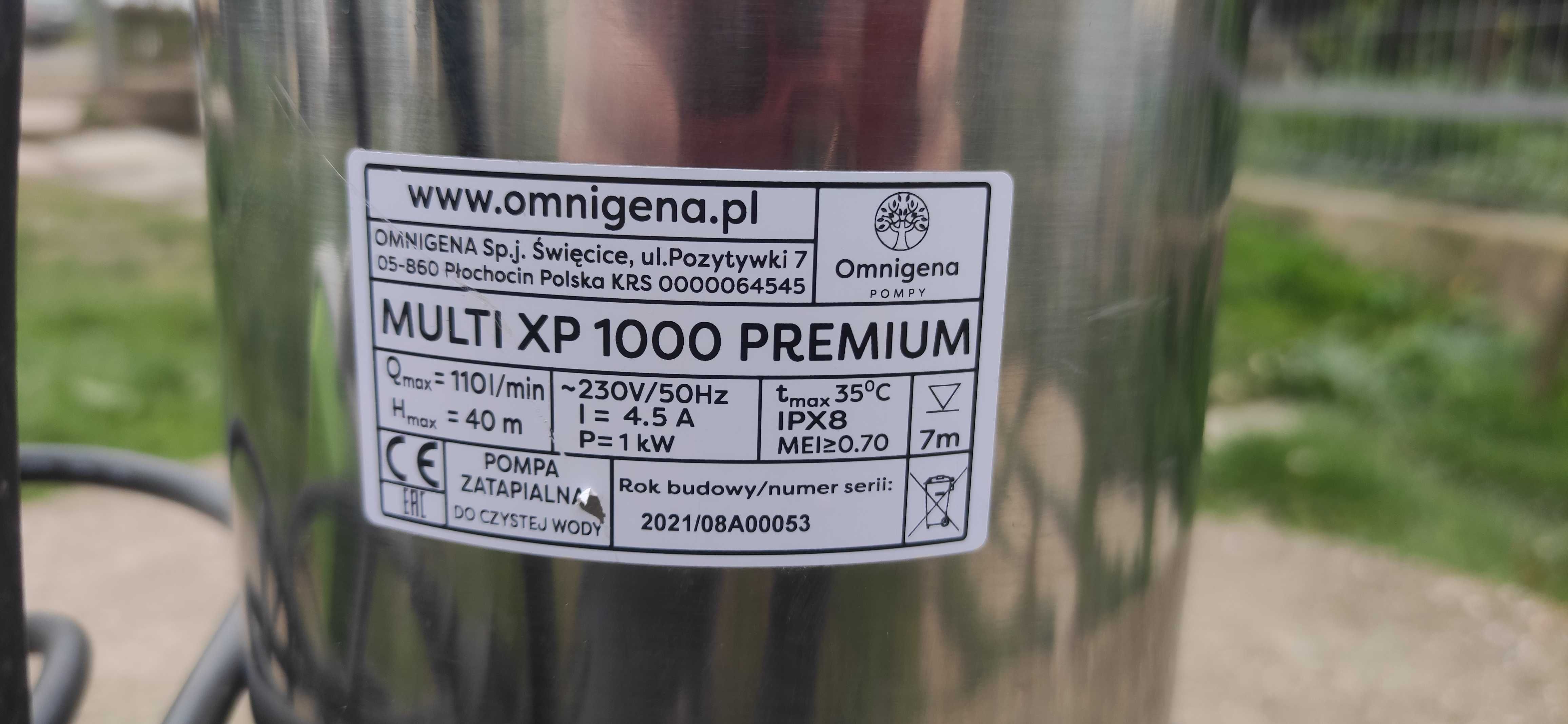 Pompa zatapialna Omnigena MULTI XP 1000 PREMIUM 6600 l/h