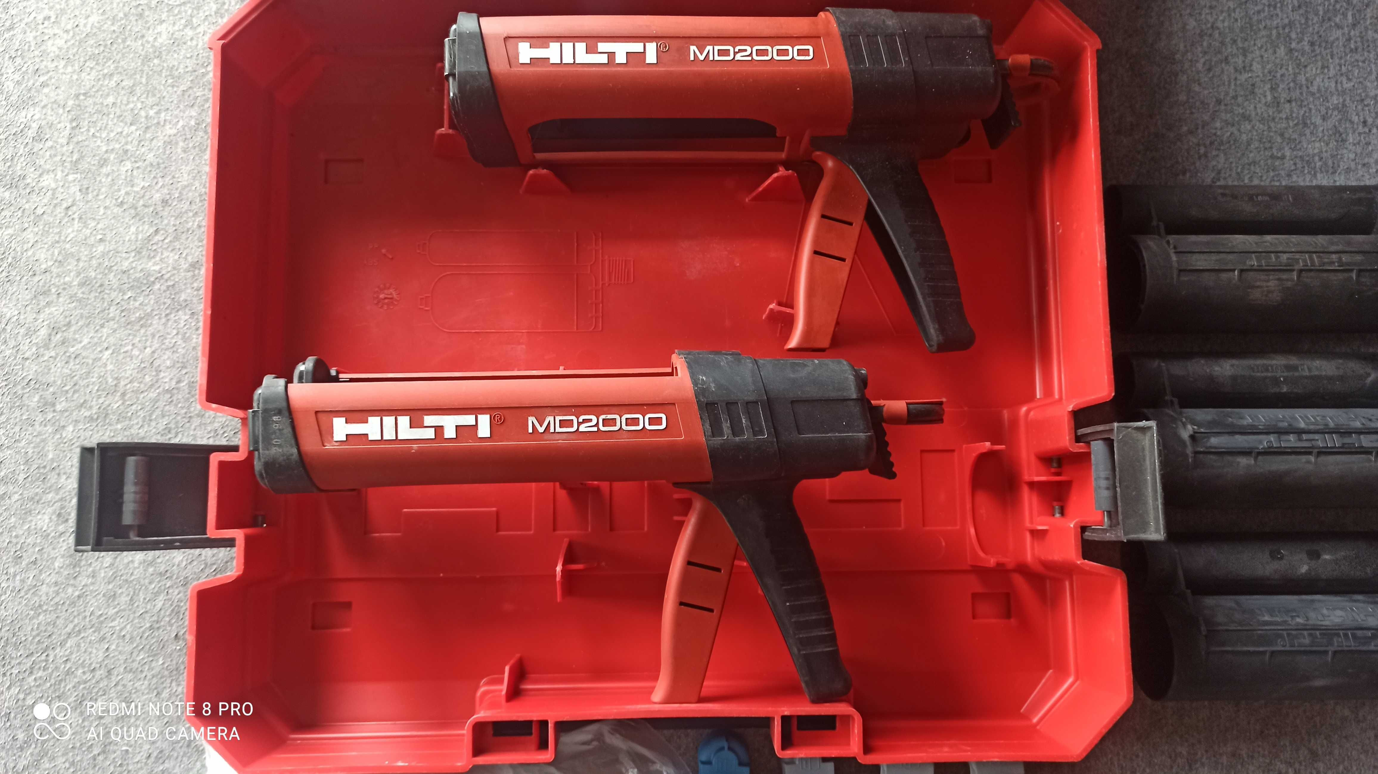 Pistolety,wyciskacze do kleju,żywicHilti MD200+ walizka+ akcesoria