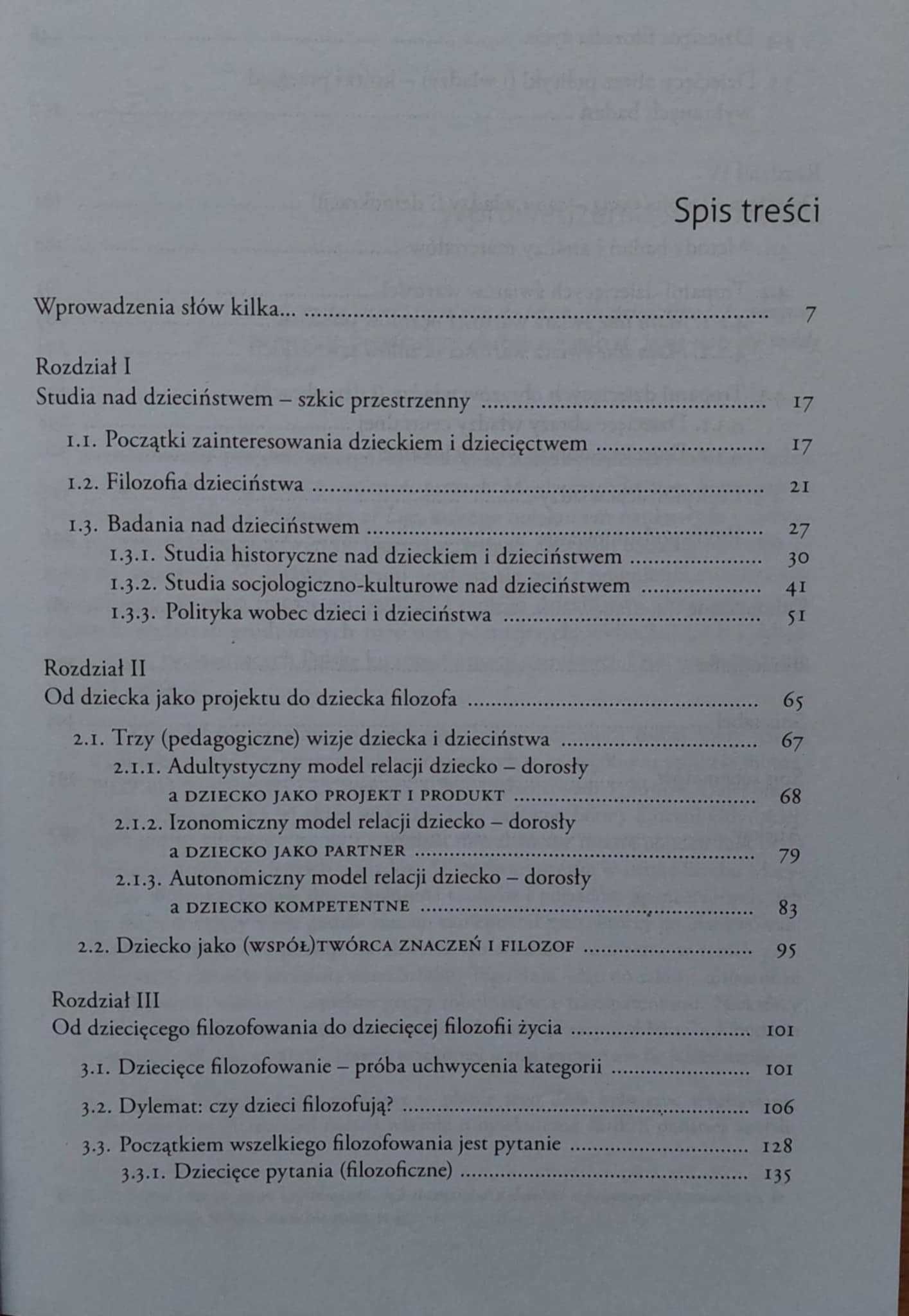 Od filozofii dzieciństwa do dziecięcej filozofii życia