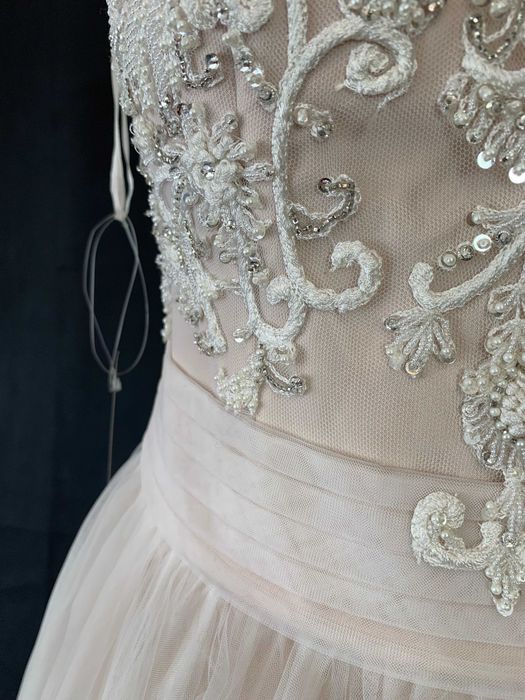 Nowa Suknia Ślubna Princessa Księżniczka 38 M Przydymiony Róż outlet