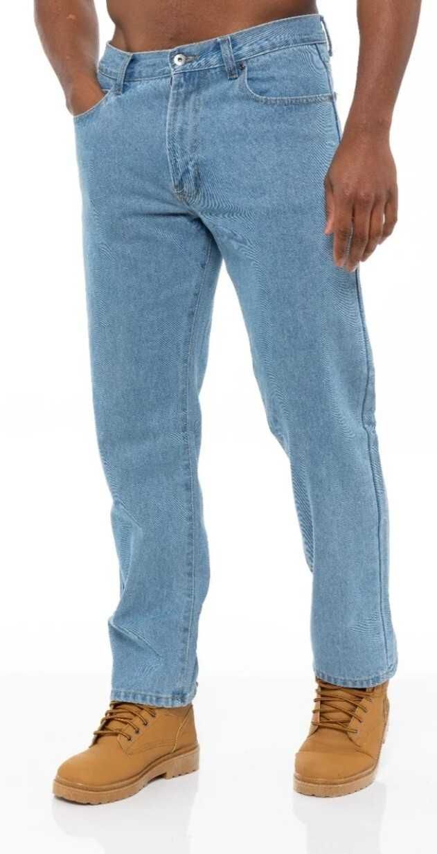 Spodnie jeans dżins niebieskie męskie Blue Circle regular fit 34/34