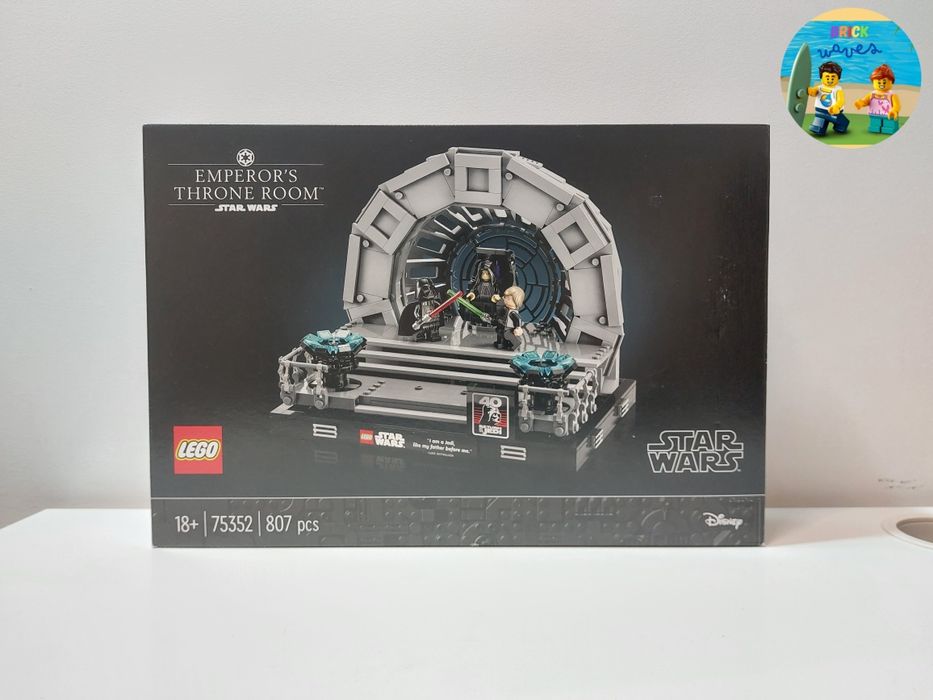 ENVIO GRATIS-LEGO 75352 Emperor's Throne Room Diorama (Star Wars)