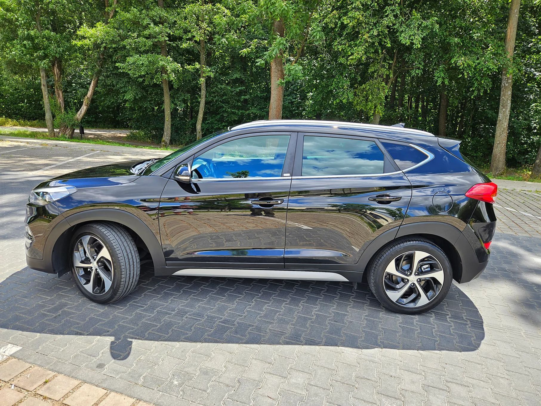 Hyundai Tucson 1.6 Turbo Automat Napęd 4x4 Full Ledy Serwis Hak Śliczny