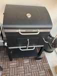 Barbecue a carvão 61x46 cm preto Naterial Centaurus + conjunto peças