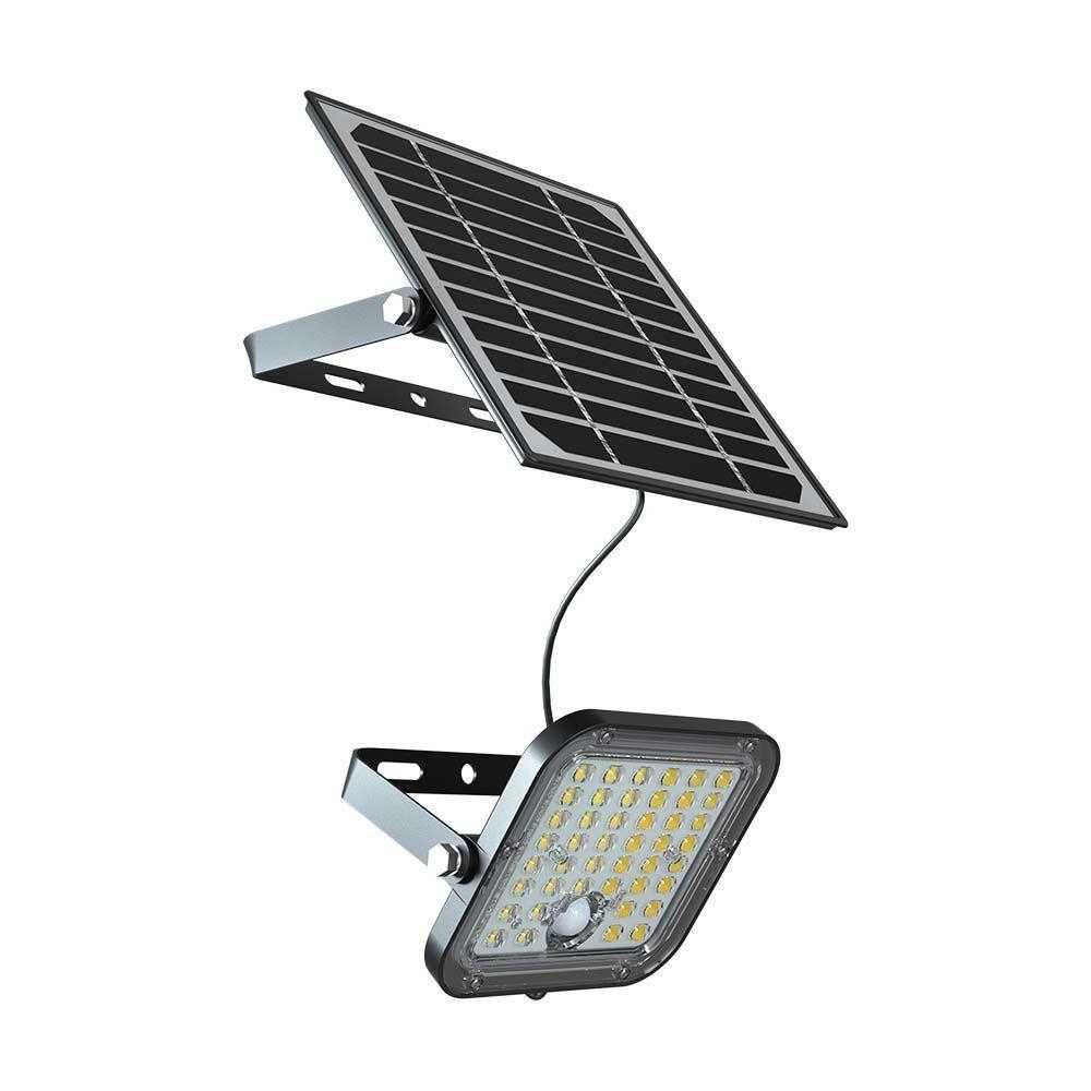 Lampa LED Solarna, naświetlacz firmy V-TAC-panel 10W + pilot, timer