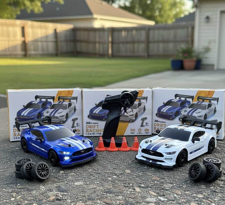 Потужна дрифт машинка радіокерована 20км/год підсвічування гумові шини