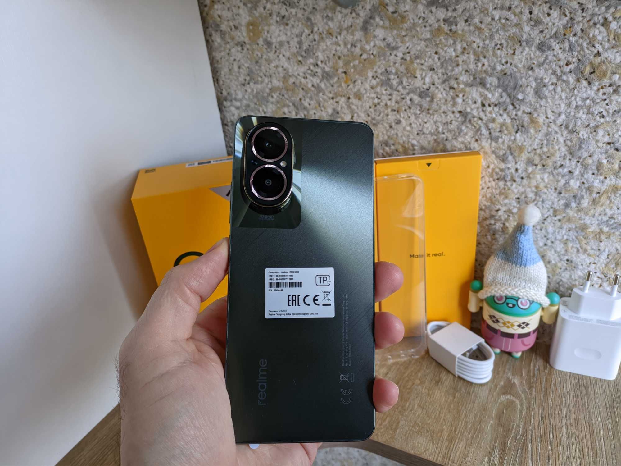 Realme C67 4G 6/128ГБ NFC, 6.72"90Гц, 5000мАг, 108мп, Стереозвук,Новий
