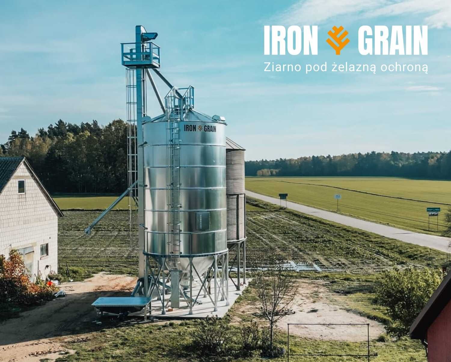 SILOS zbożowy Lejowy lej silosy 123 ton zbiorniki stal ocynkowana