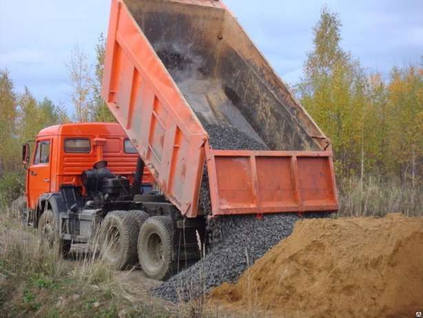 Чорнозем з доставкою Щебінь Пісок Відсів супісь глина бій цегли бут