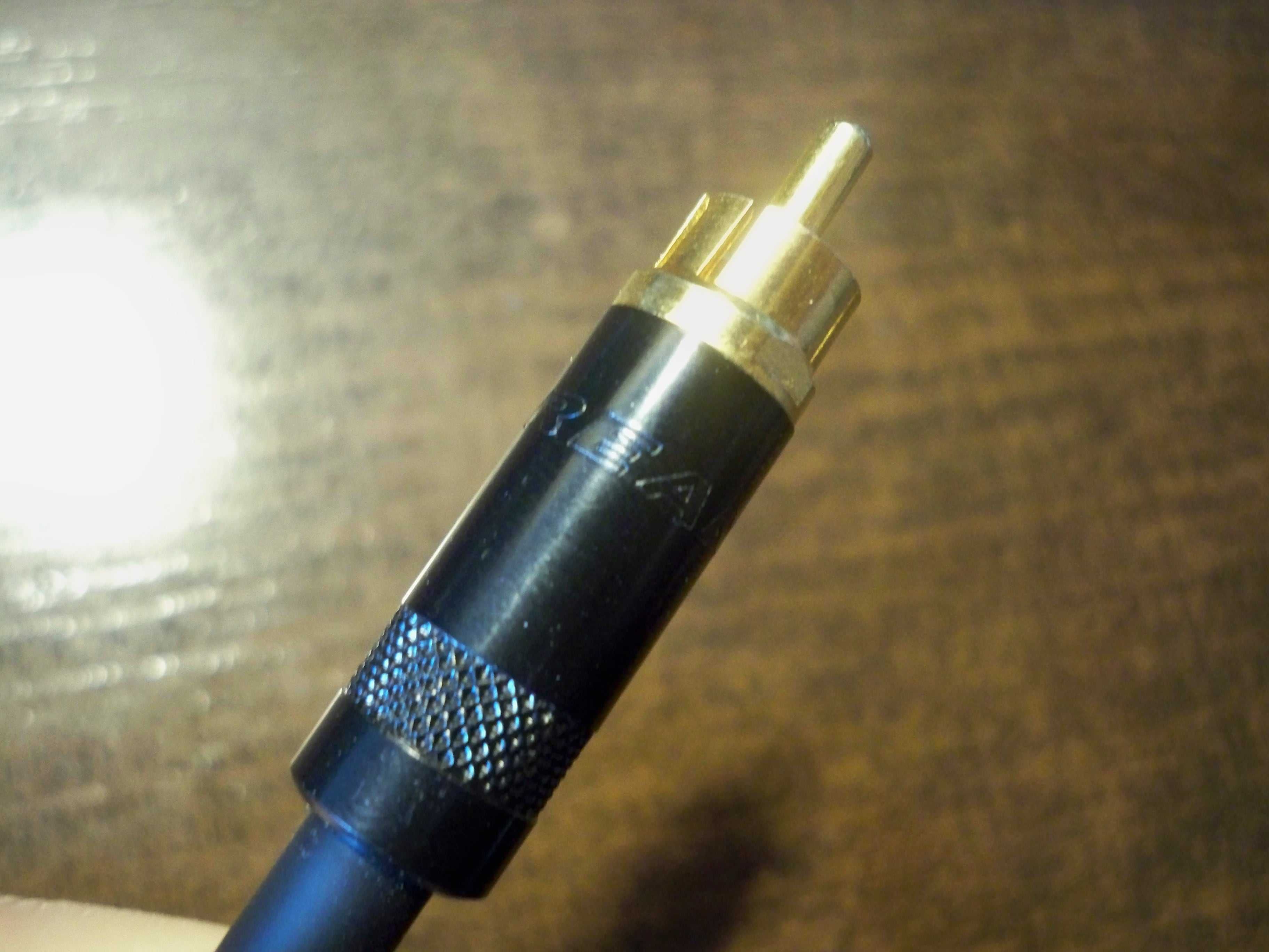 przewód Klotz AC110 0,22m2, RCA chinch wtyki REAN