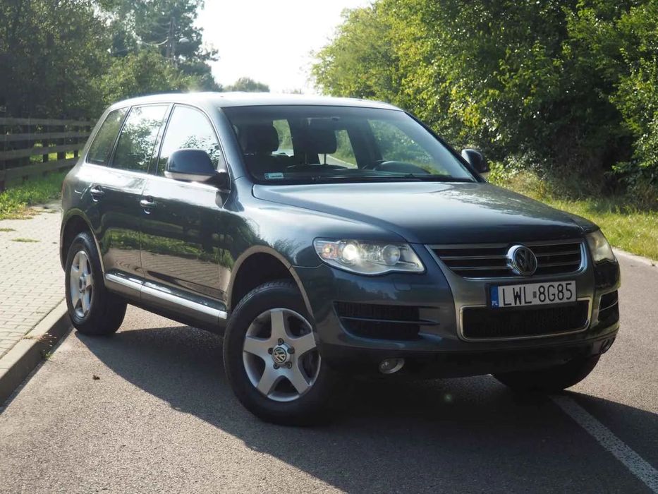Volkswagen Touareg FULL_3.0D_225KM_4X4_Automat_Nawi_Skóry_Xenon_Pamięci_Zarejestrowany