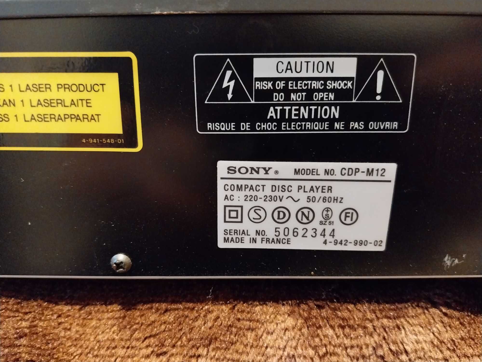 Odtwarzacz CD Sony CDP-M12 midi