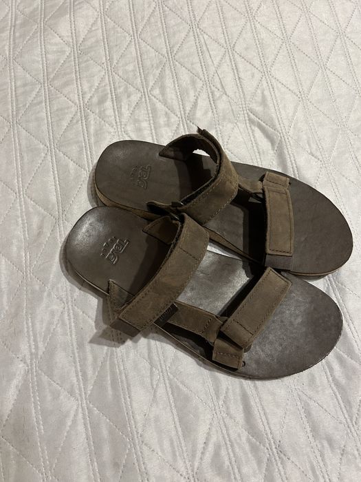 Мужские кожаные шлепки сандали босоножки Teva 40,5-41р