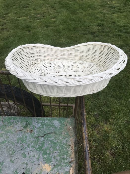 Legowisko dla pieska kotka nowe 73 x 54 cm kosz wiklinowy