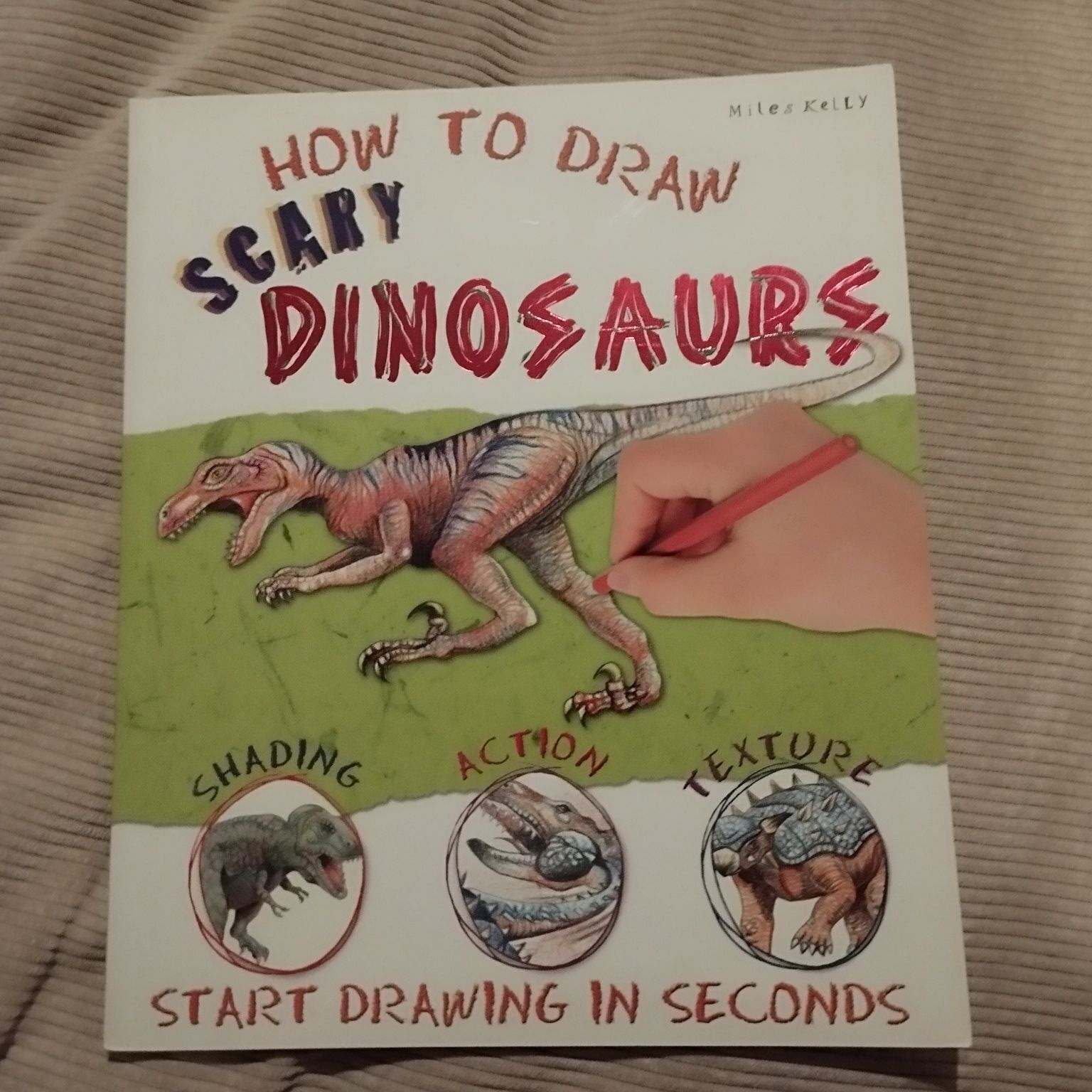 How to draw scary dinosaurs
