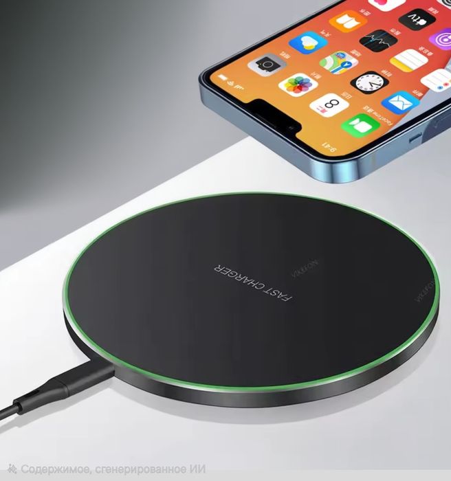 Быстрая беспроводная зарядка.Швидка бездротова зарядка Iphone/Andr