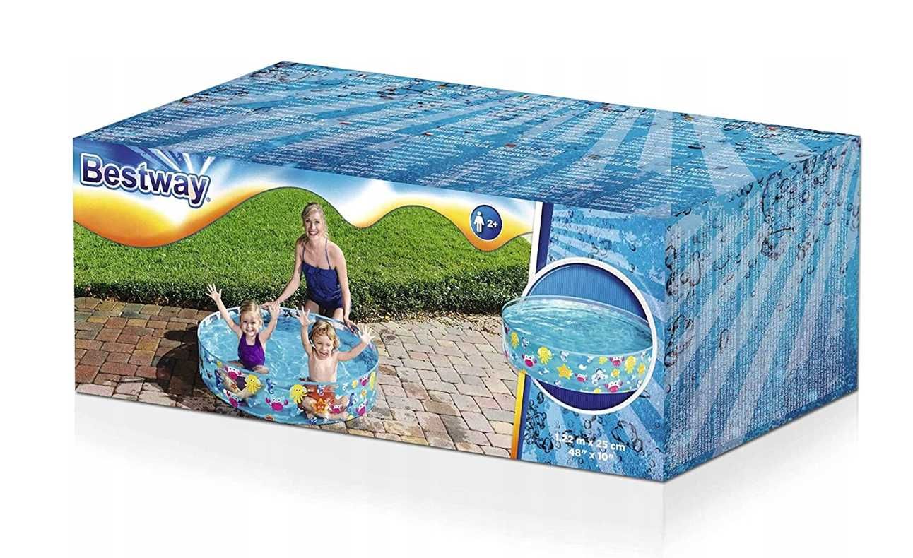 Basen rozporowy okrągły Bestway 122 x 122 cm