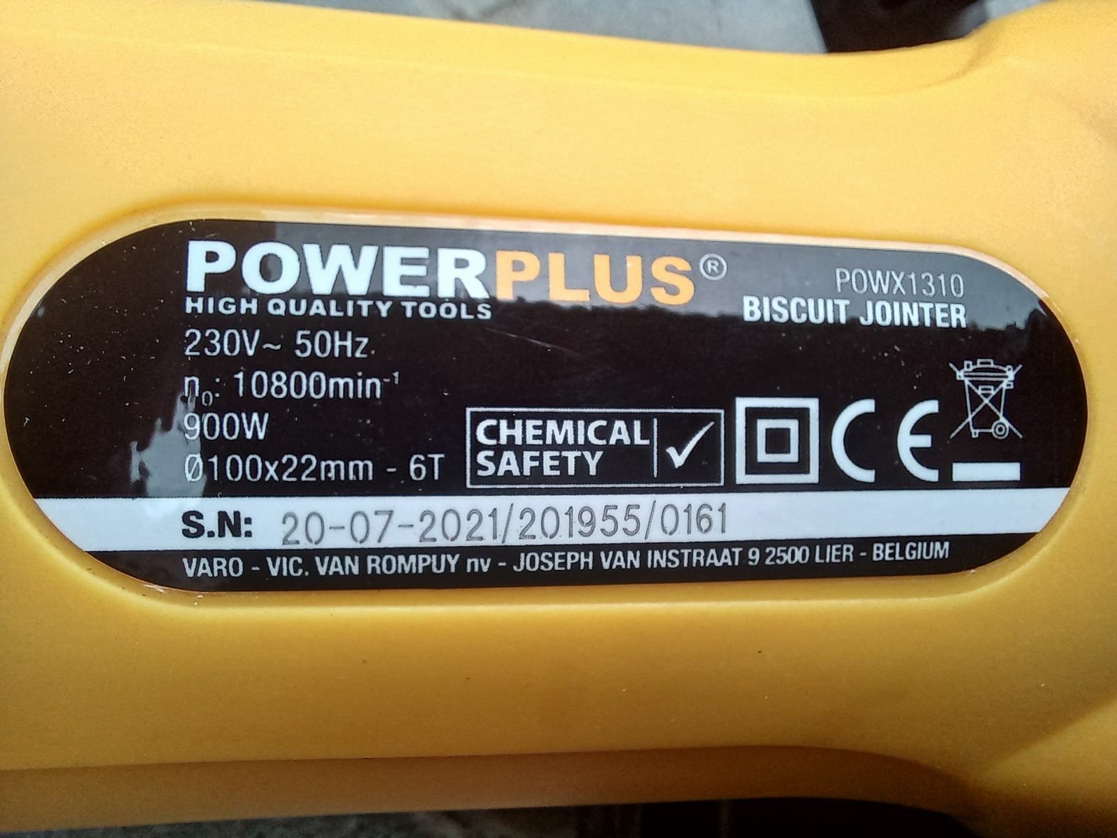 Ламельний фрезер powerplus powx1310