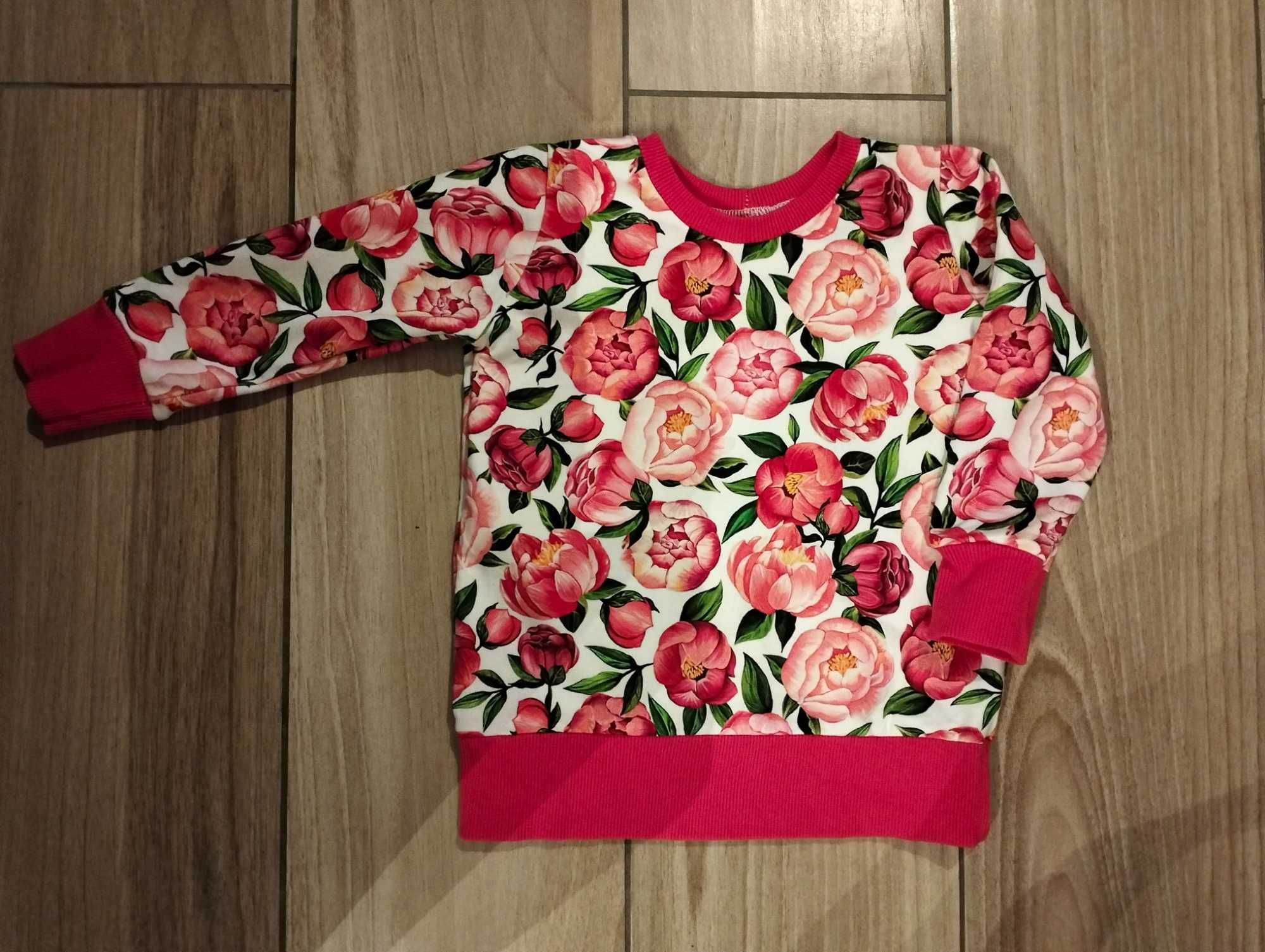 Bluza ręcznie szyta, rozmiar 92.