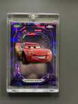 Disney Topps Chrome Sapphire Lightning McQueen /15
