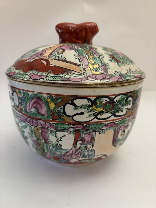 Recheio- Lote 15 peças porcelanas Chinesas / Macau antiguidades