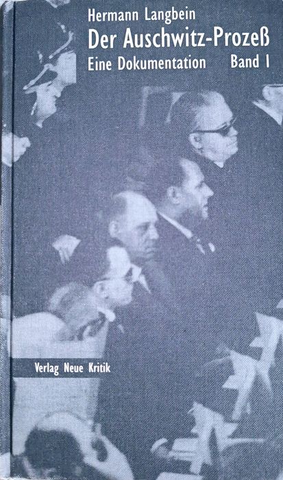 Hermann Langbein Der Auschwitz-Prozeß Literatura niemiecka Książka