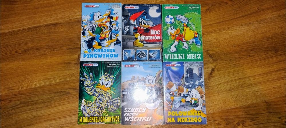 2121^5 Komiksy Gigant Poleca rok 2021 zestaw 228-233 stan bdb+/-