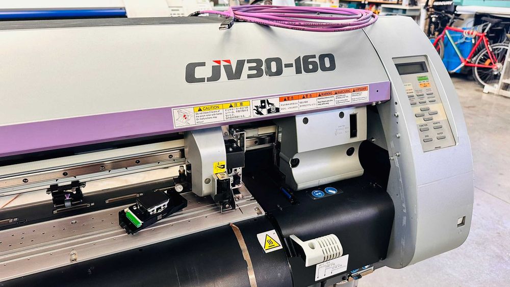 Ploter Tnąco-drukujący Mimaki CJV30-160 NOWA GŁOWICA + RIP + komputer