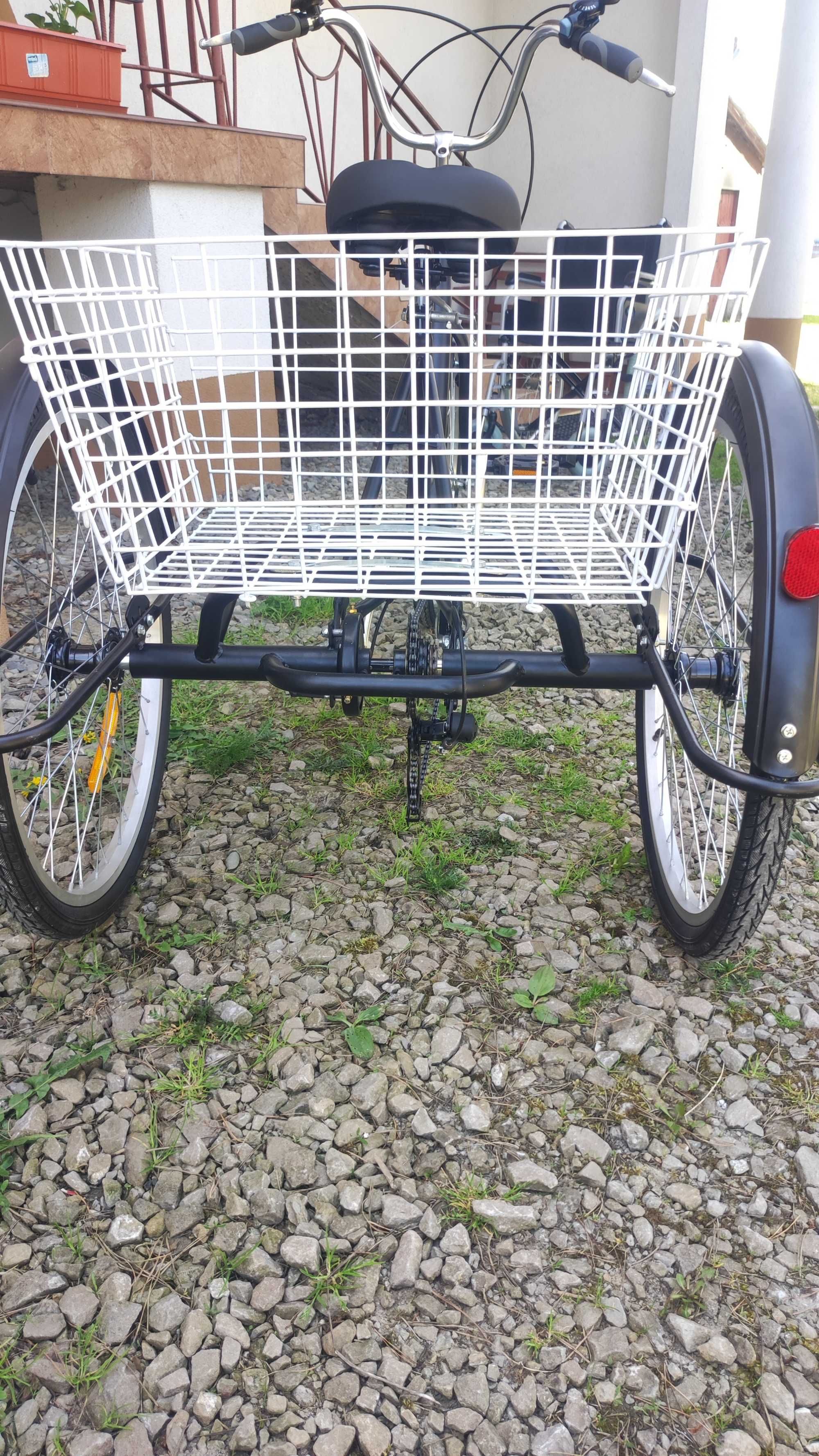 Rower trzykołowy inwalidzki