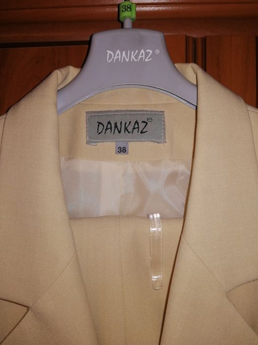 Kostium, żakiet, marynarka, spodnie, spódnica r 38