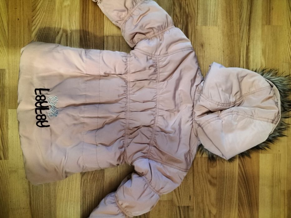 Kurtka dziewczęca Wójcik, r.104, pudrowy róż