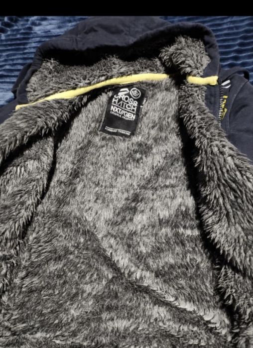 Kurtka ocieplana granatowa