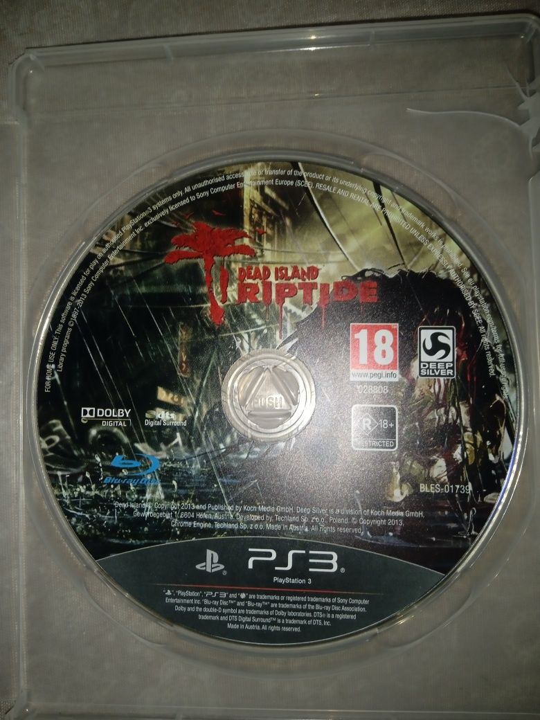 Диск PS3 Dead Island Riptide