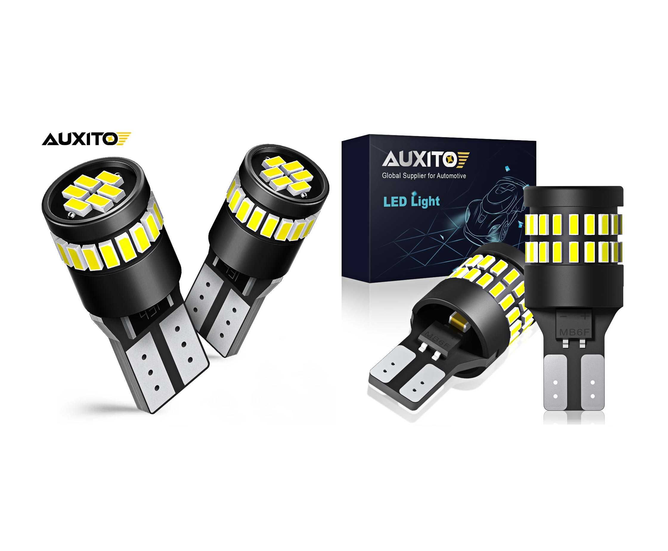 LED лампы T10 w5w T15 w16w Auxito  Cunbus