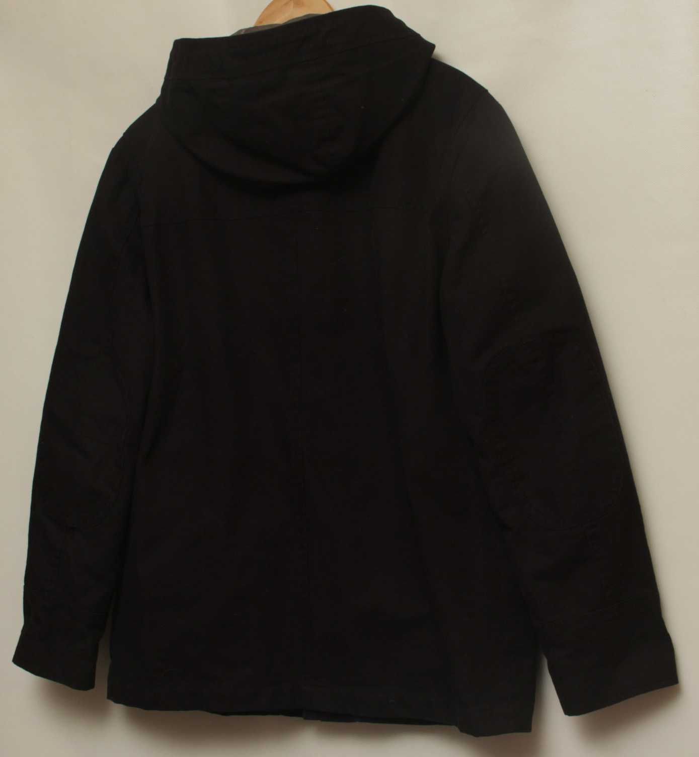 H&M Duffle coat black рр 50 M пальто из хлопка