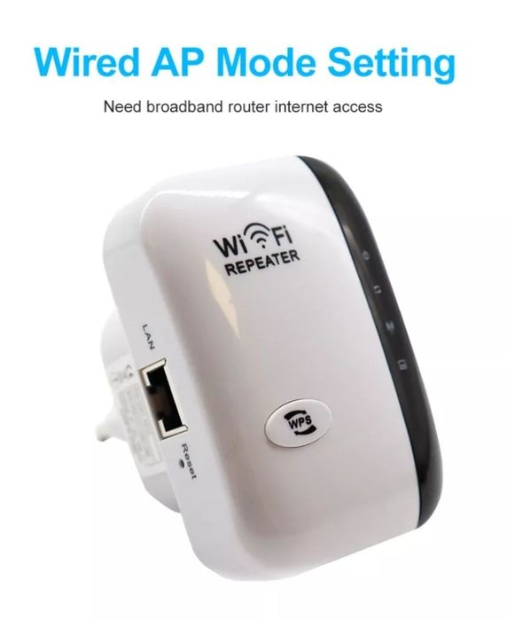 Усилитель WI FI сигнала. Репитер Amplifier N300 802.11N,2,4G