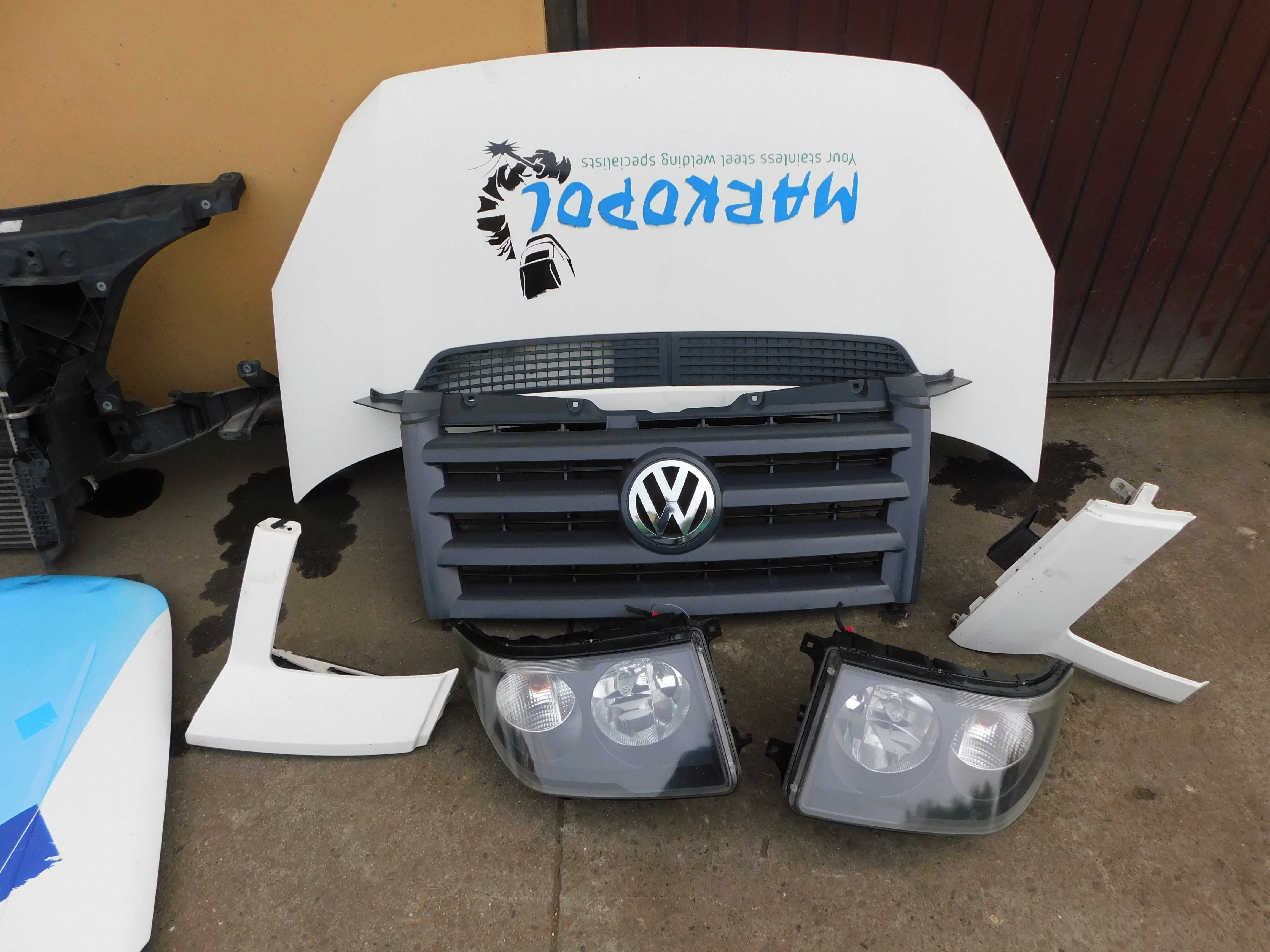VW Crafter przód kompletny 06-12r maska chłodnice lampy zderzak