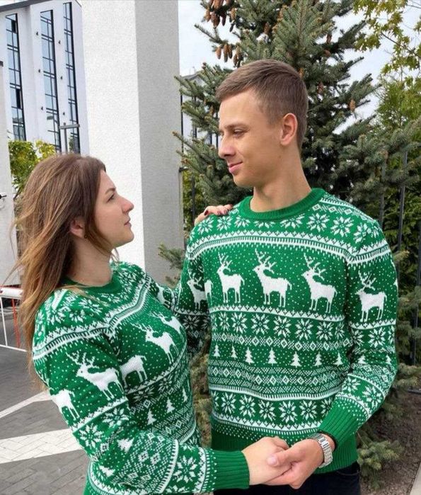 Різдвяні светри для пари/Різдвяні светри ( Великий асортимент )