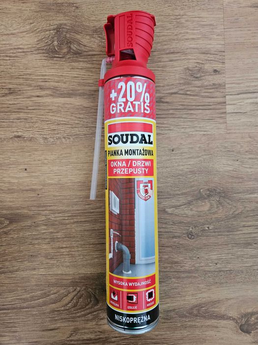 SOUDAL 600 ml pianka montażowa niskoprężna
