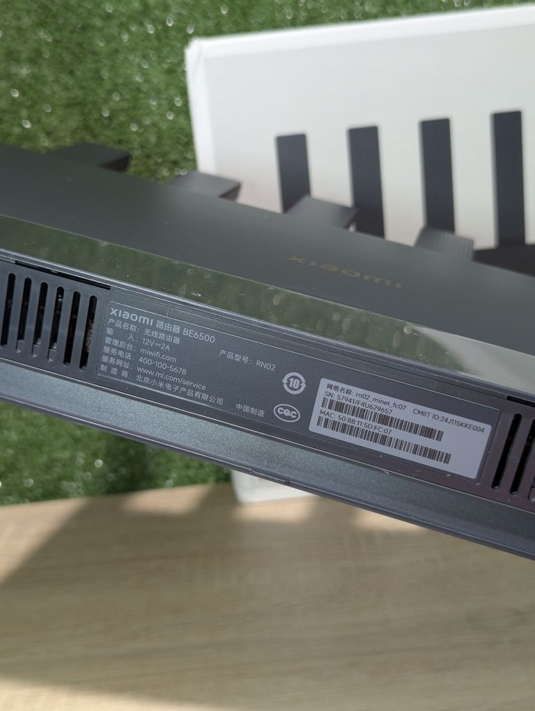 Роутер WiFi Xiaomi BE6500 Wifi7 новий запакований