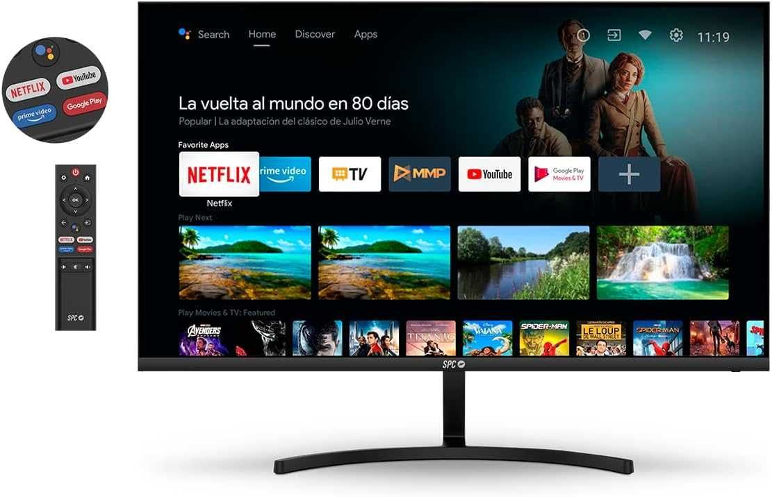 Акція! Монітор 24 дюйми SPC Smart SKU 900024NS (Full HD VA 60Гц)