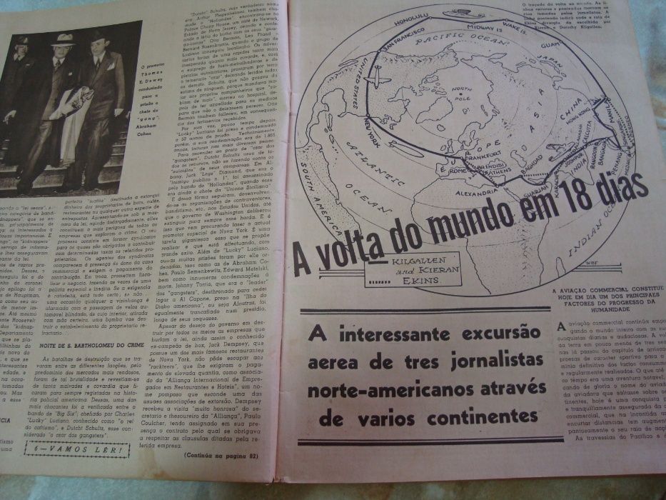 Revista muito antiga "Vamos ler!" - Ler descrição